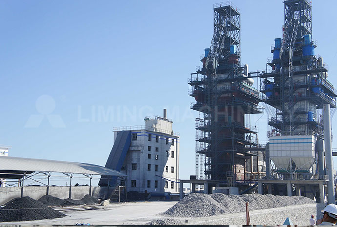 Twin-shaft kiln